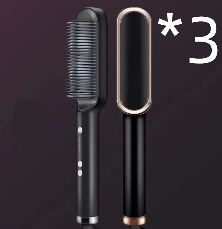 New 2 In 1 Hair Straightener Hot Comb