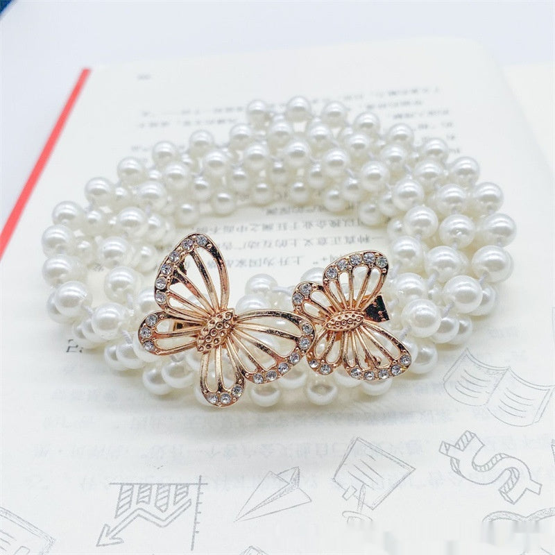 White Pearl Waist Chain Decoration